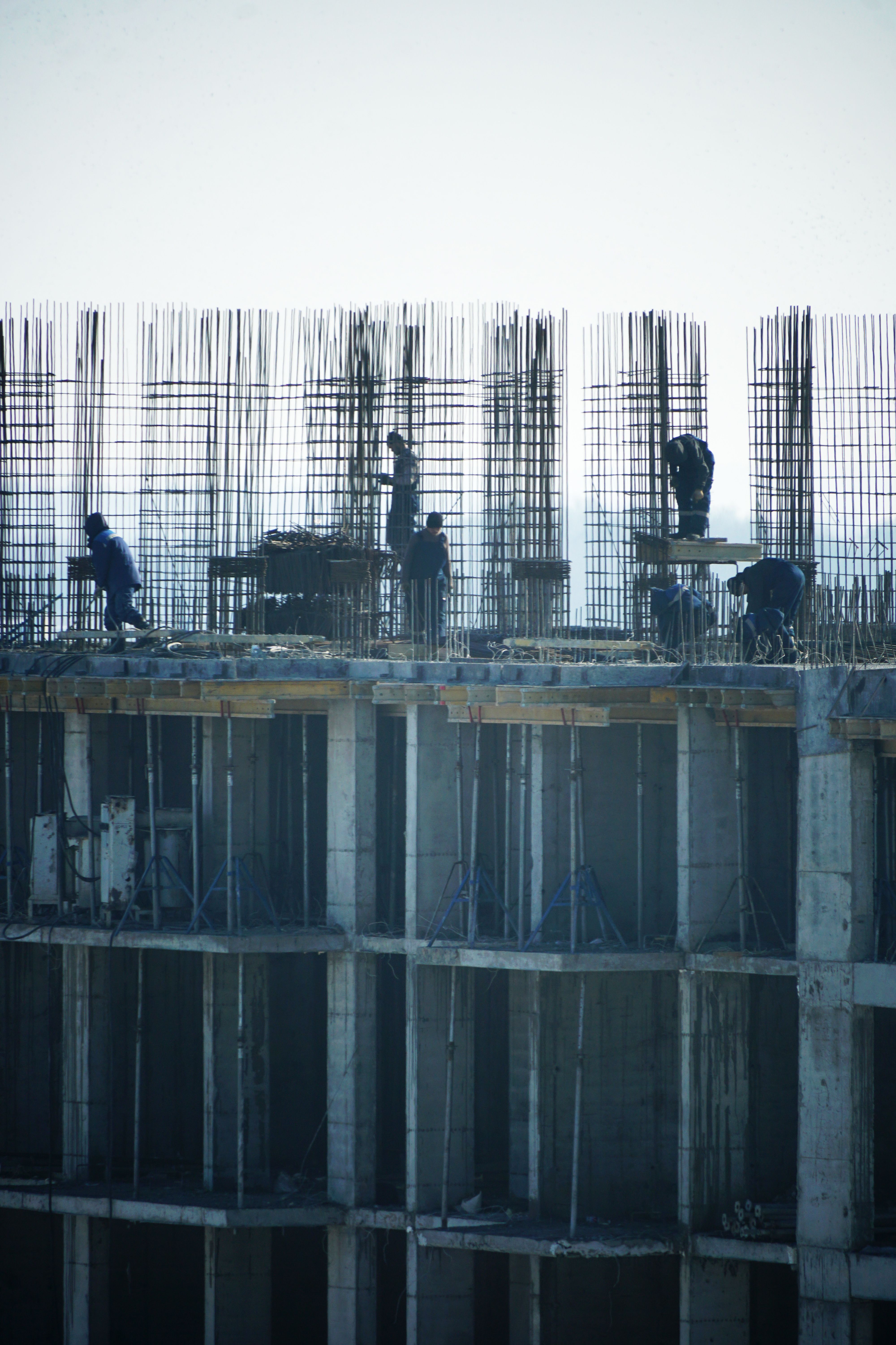 Modern engineering and construction project